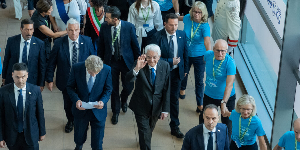 Il presidente della Repubblica Sergio Mattarella